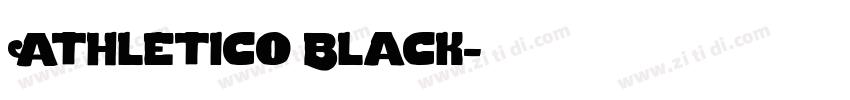 Athletico Black字体转换